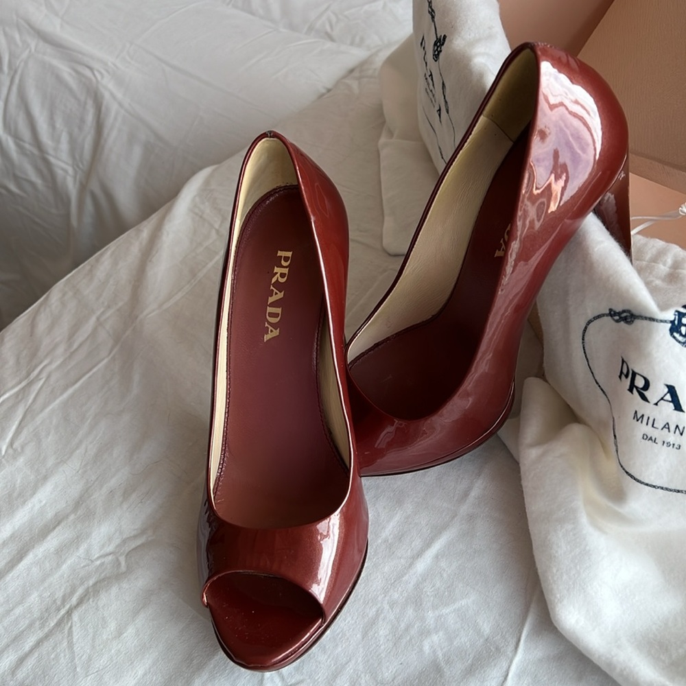 Prada Open Toe Pumps
